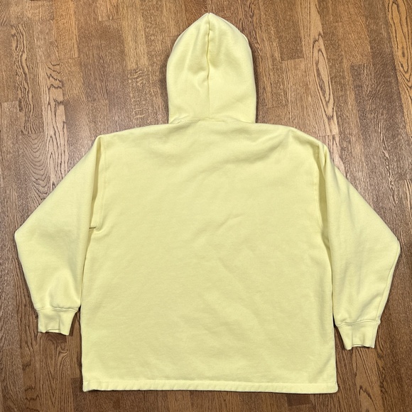 Essentials Fear of God Relaxed Oversized Hoodie Canary Yellow Mens Medium - Picture 2 of 9